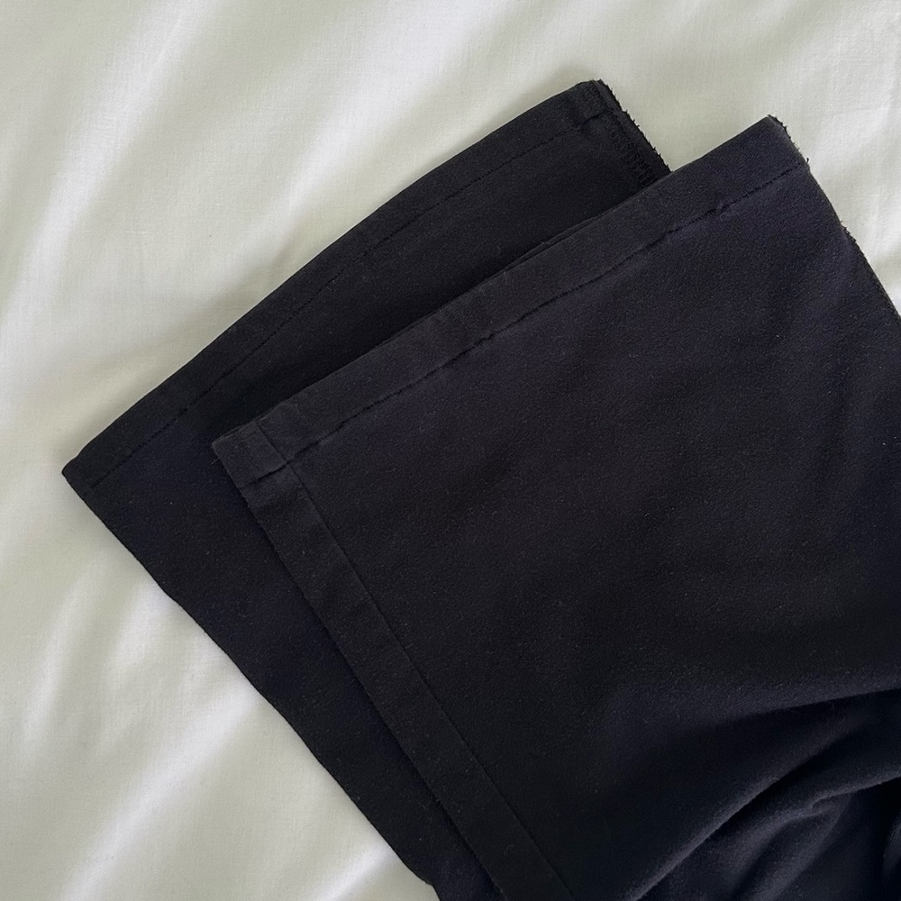 Vintage Aeropostale Purple Leopard Print Foldover Waist Yoga Pants - Picture 4 of 5